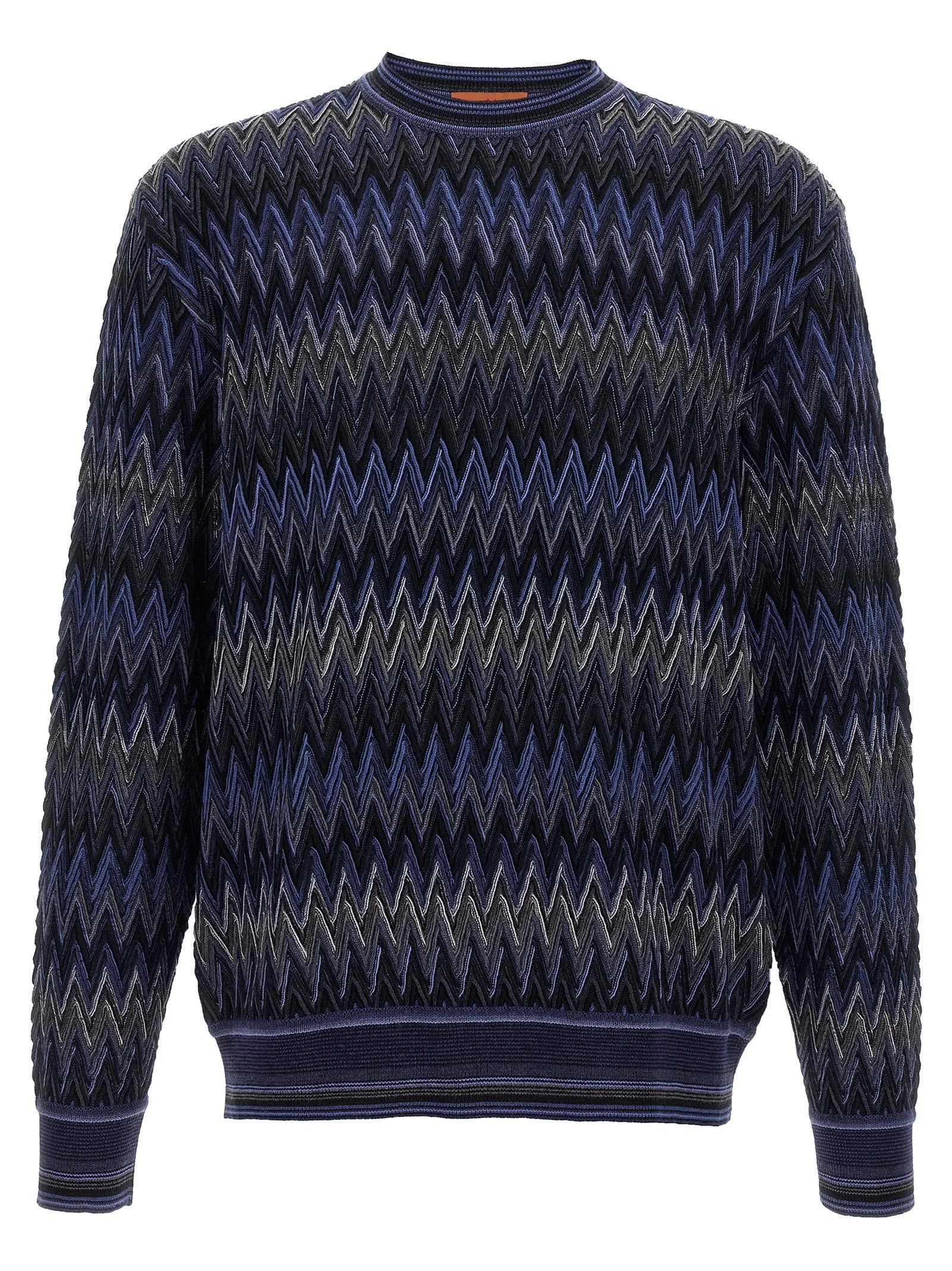 Missoni Blue Wool Cardigan