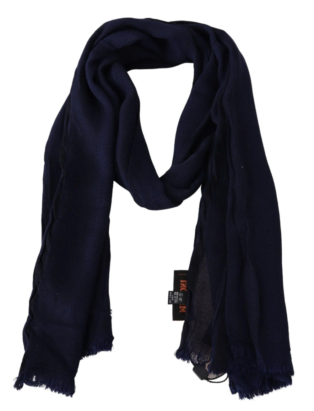 Missoni Blue Wool Knit Unisex Neck Wrap Scarf - Scarves & Shawls