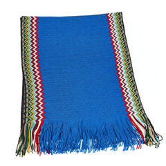 Missoni Blue Wool Men Scarf - Scarves & Shawls