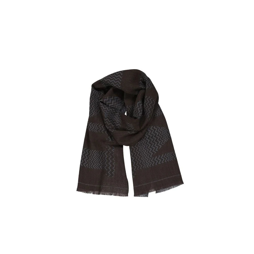 Missoni Brown Virgin Wool Scarf - Scarves & Shawls