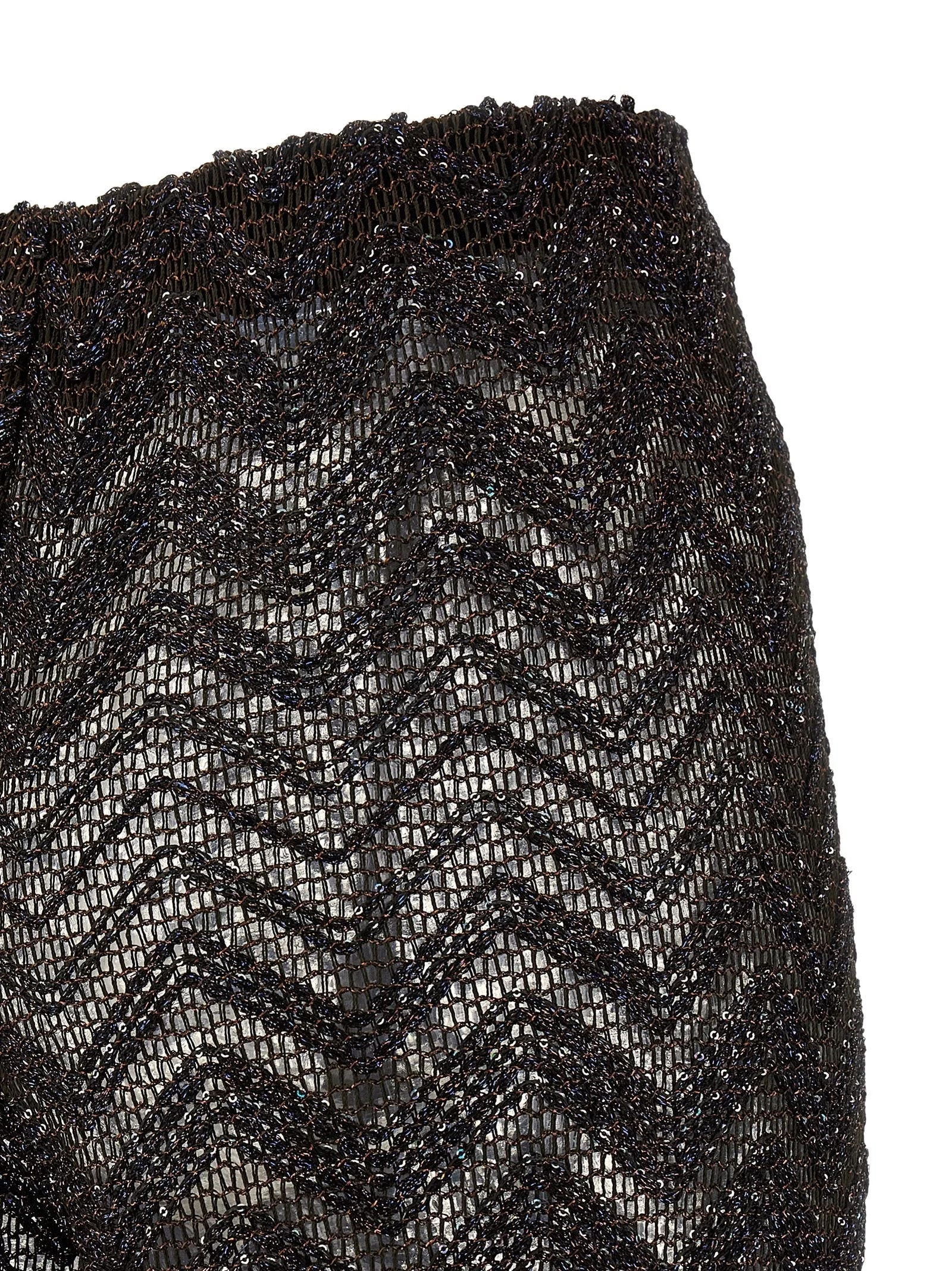 Missoni Brown Viscose Flared Pants
