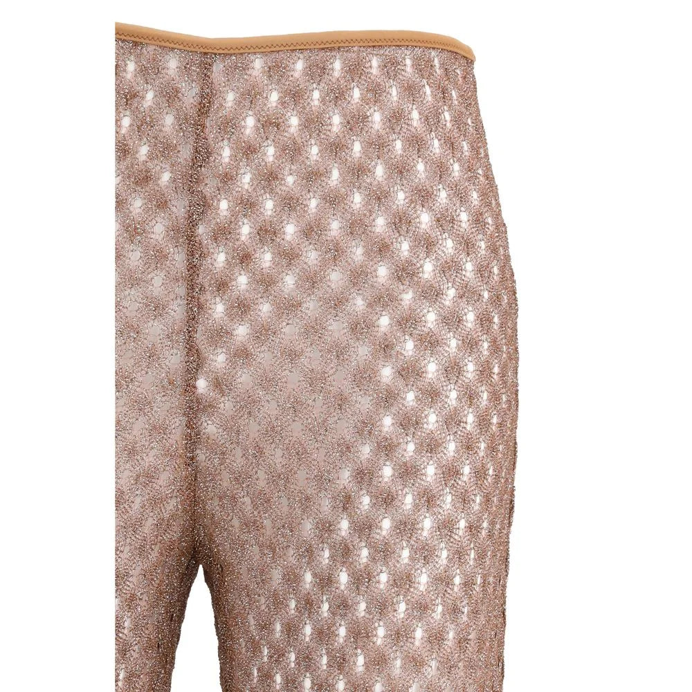 Missoni Brown Viscose Flared Pants - IT42 | L
