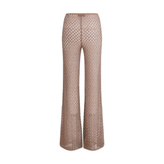 Missoni Brown Viscose Flared Pants - IT44 | L
