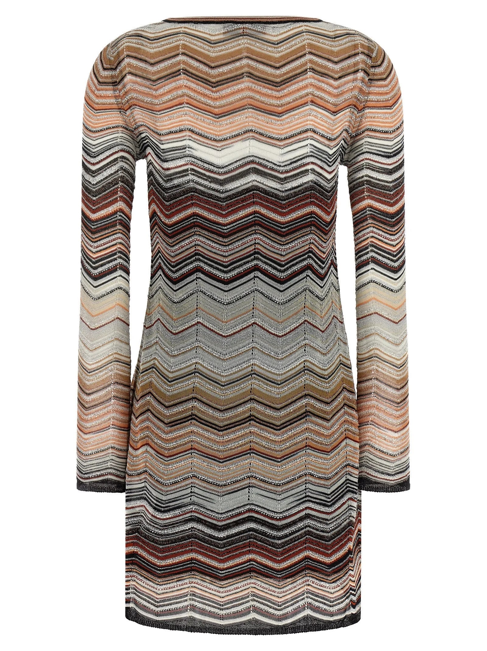 Missoni Brown Viscose Short Dress