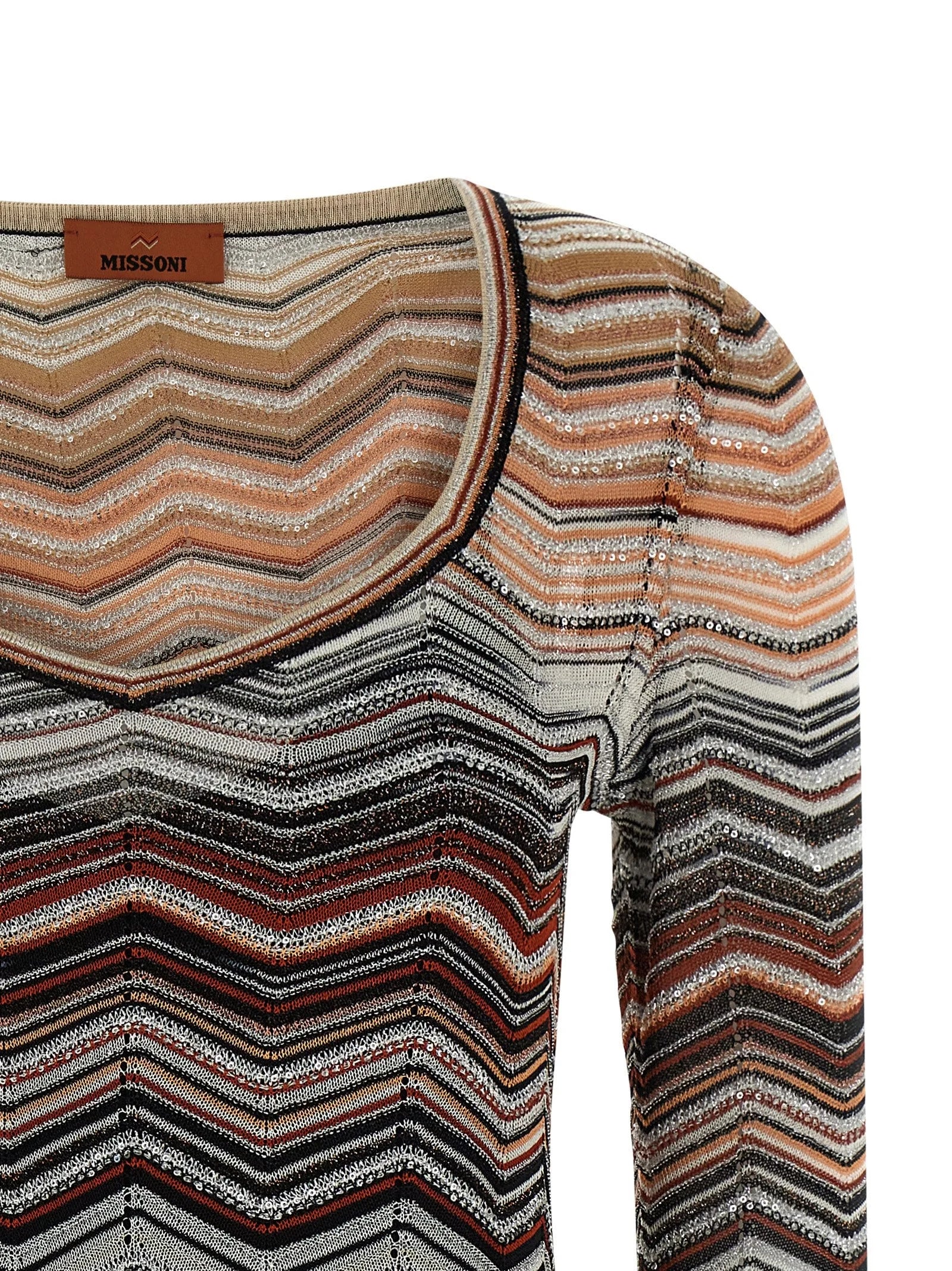Missoni Brown Viscose Short Dress