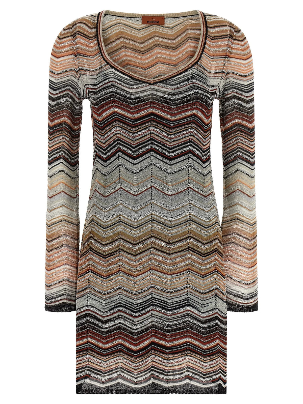 Missoni Brown Viscose Short Dress