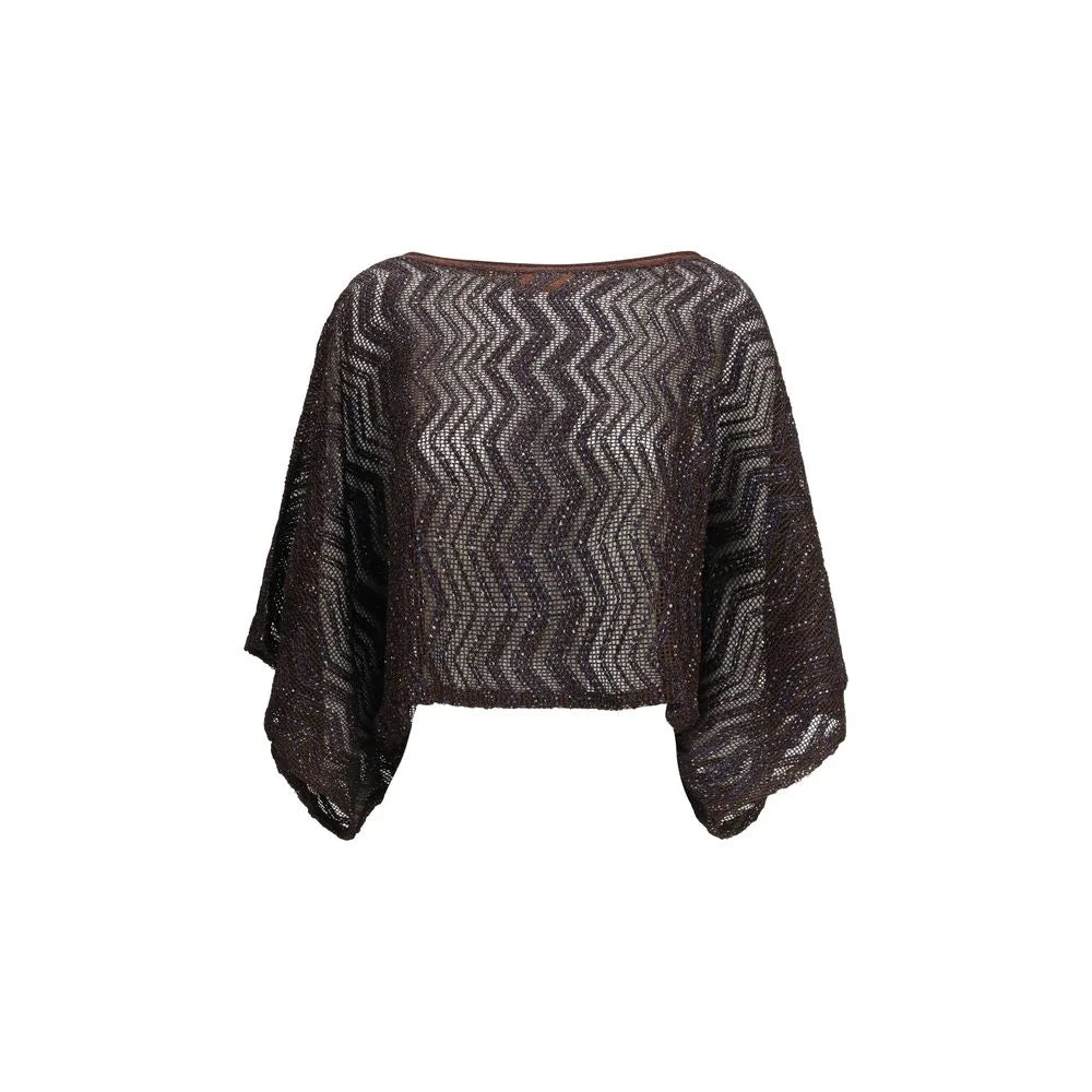 Missoni Brown Viscose Top - IT42 | L