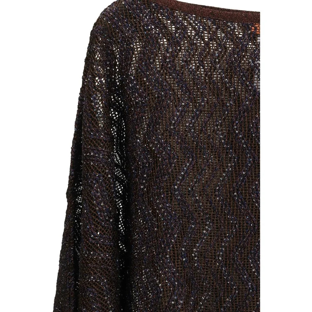 Missoni Brown Viscose Top - IT42 | L
