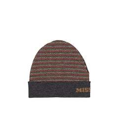Missoni Gray Wool Beanie - UNI