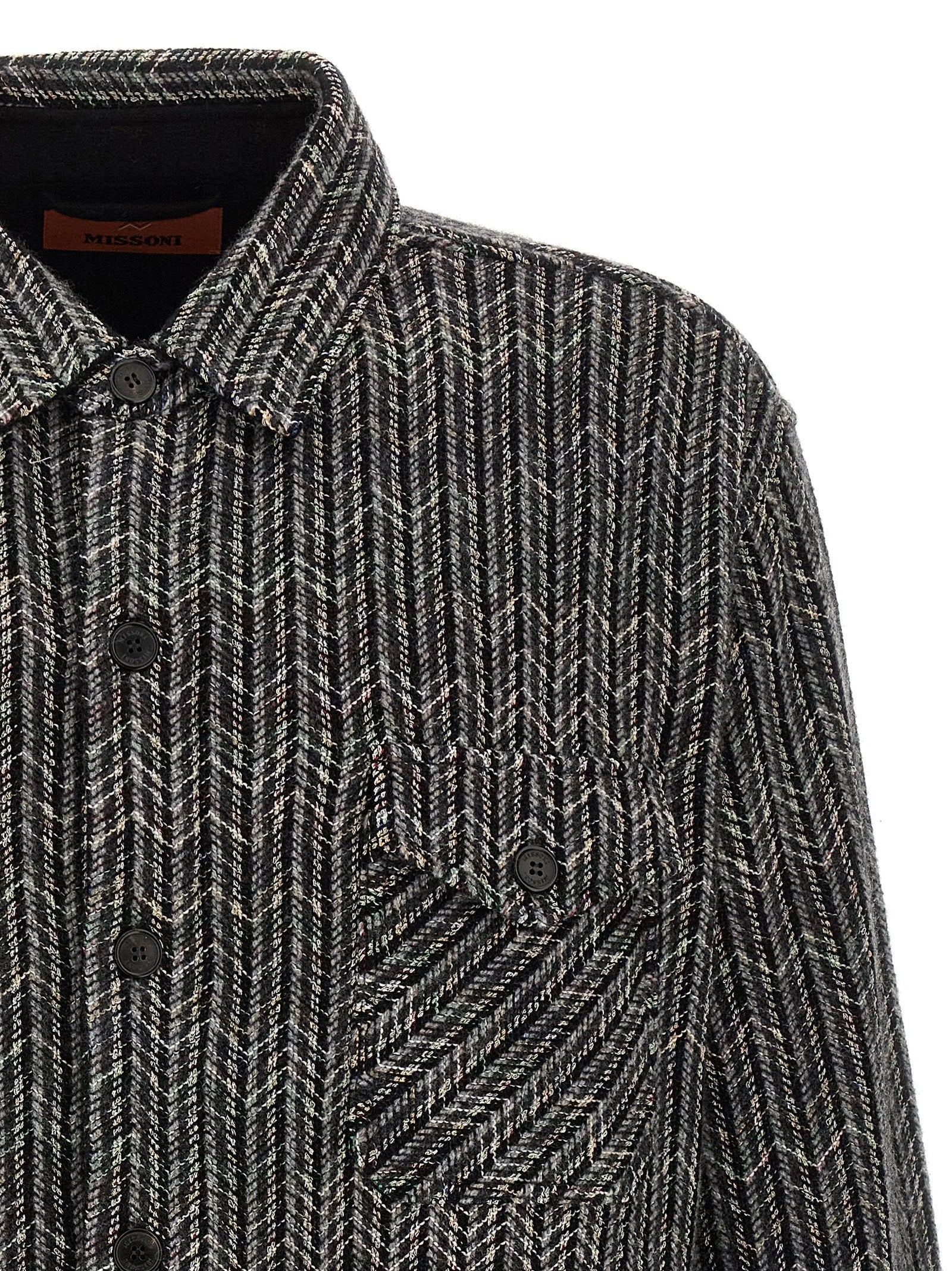Missoni Gray Wool Blouse - IT50 | L