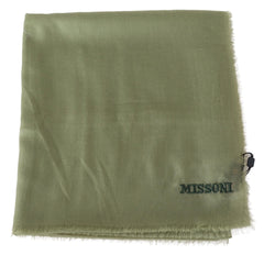 Missoni Green Cashmere Unisex Neck Wrap Scarf - Scarves & Shawls