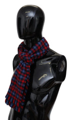 Missoni Multicolor Check Wool Unisex Neck Wrap Shawl - Scarves & Shawls