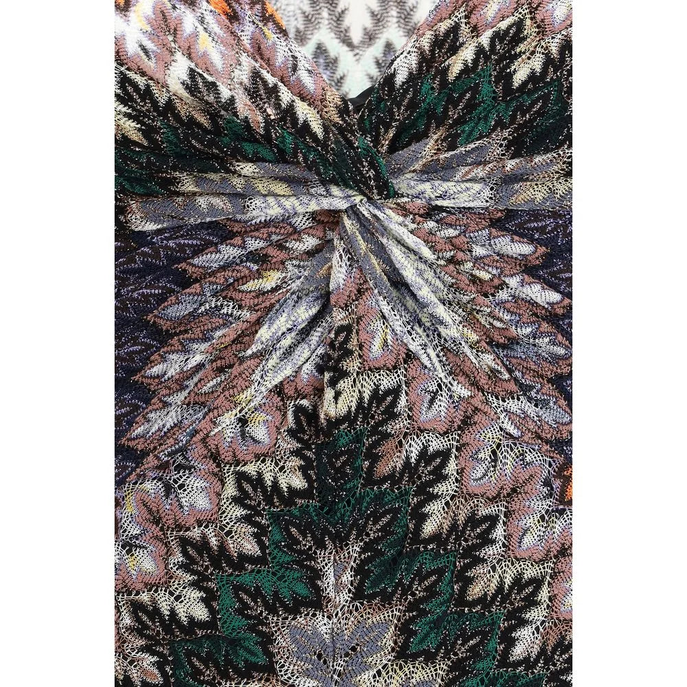 Missoni Multicolor Polyester Long Dress - IT44 | L