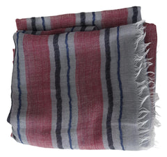 Missoni Multicolor Striped Wool Blend Unisex Neck Wrap Scarf - Scarves & Shawls