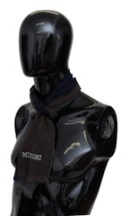 Missoni Multicolor Striped Wool Unisex Wrap Fringes Scarf - Scarves & Shawls