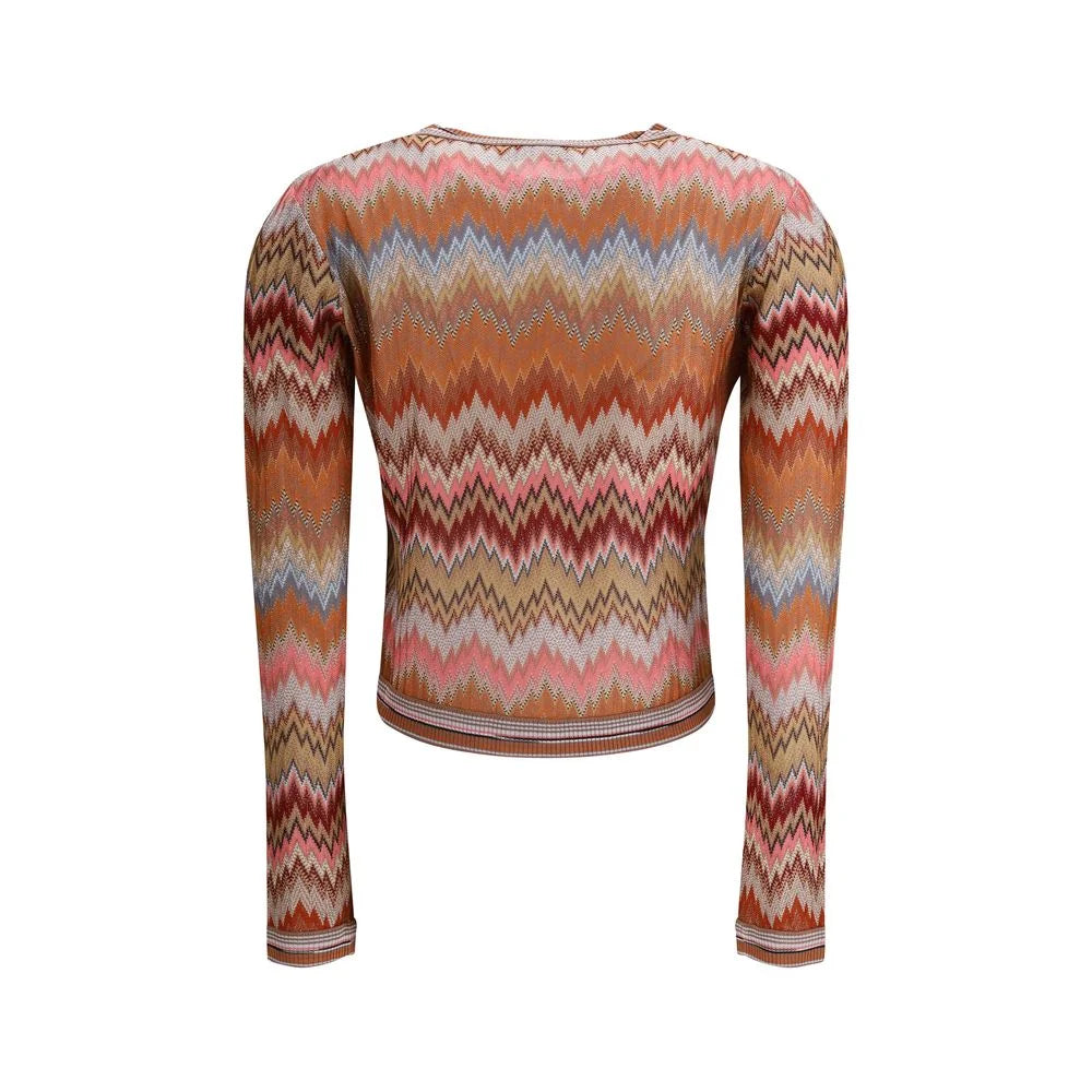 Missoni Multicolor Viscose Cardigan - IT42 | L