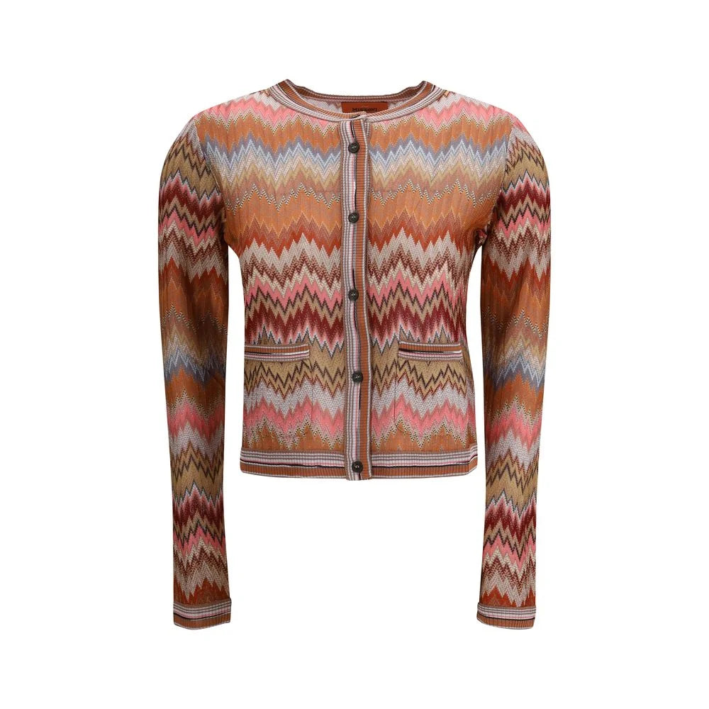 Missoni Multicolor Viscose Cardigan - IT42 | L