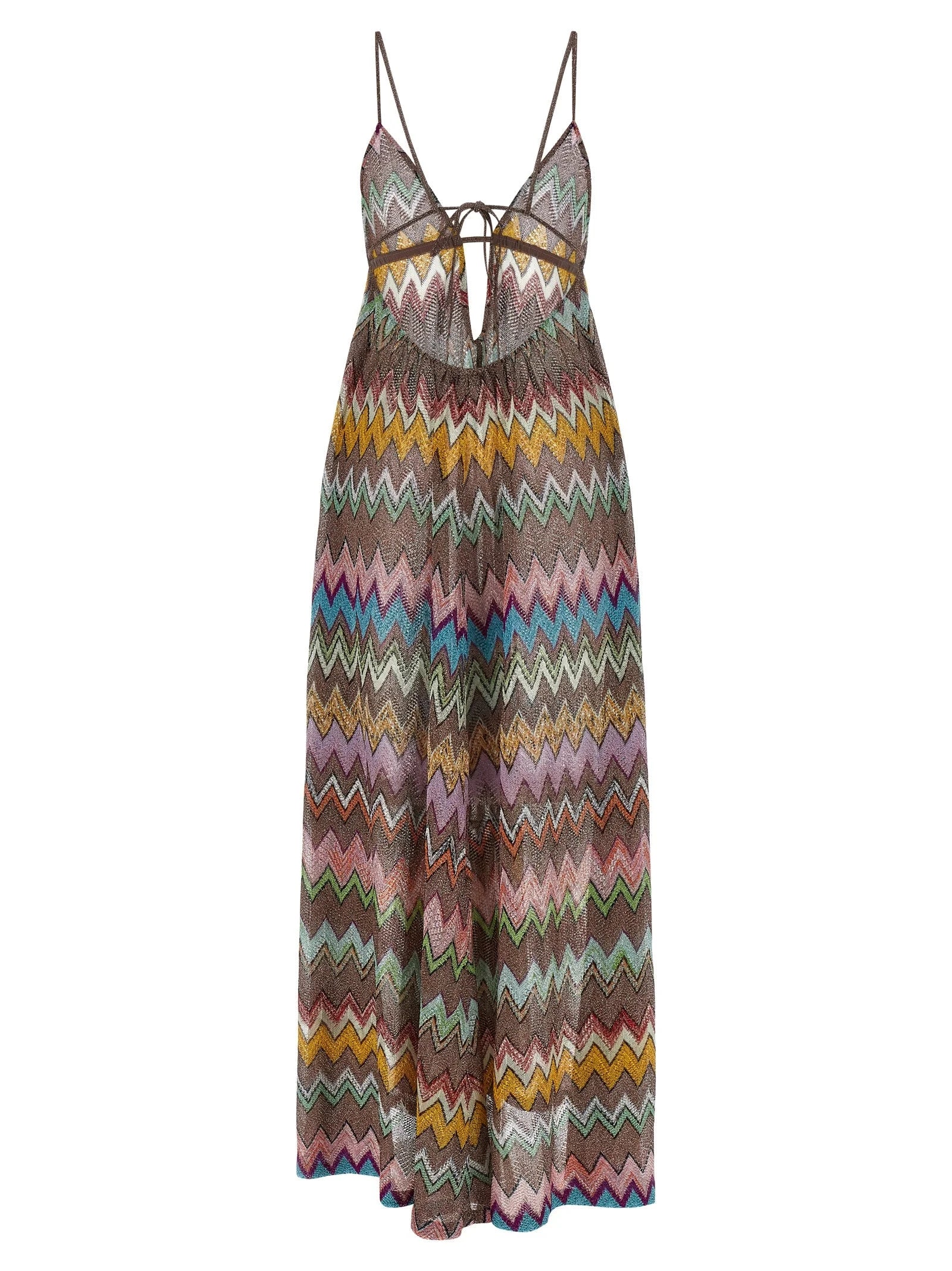 Missoni Multicolor Viscose Long Dress - IT44