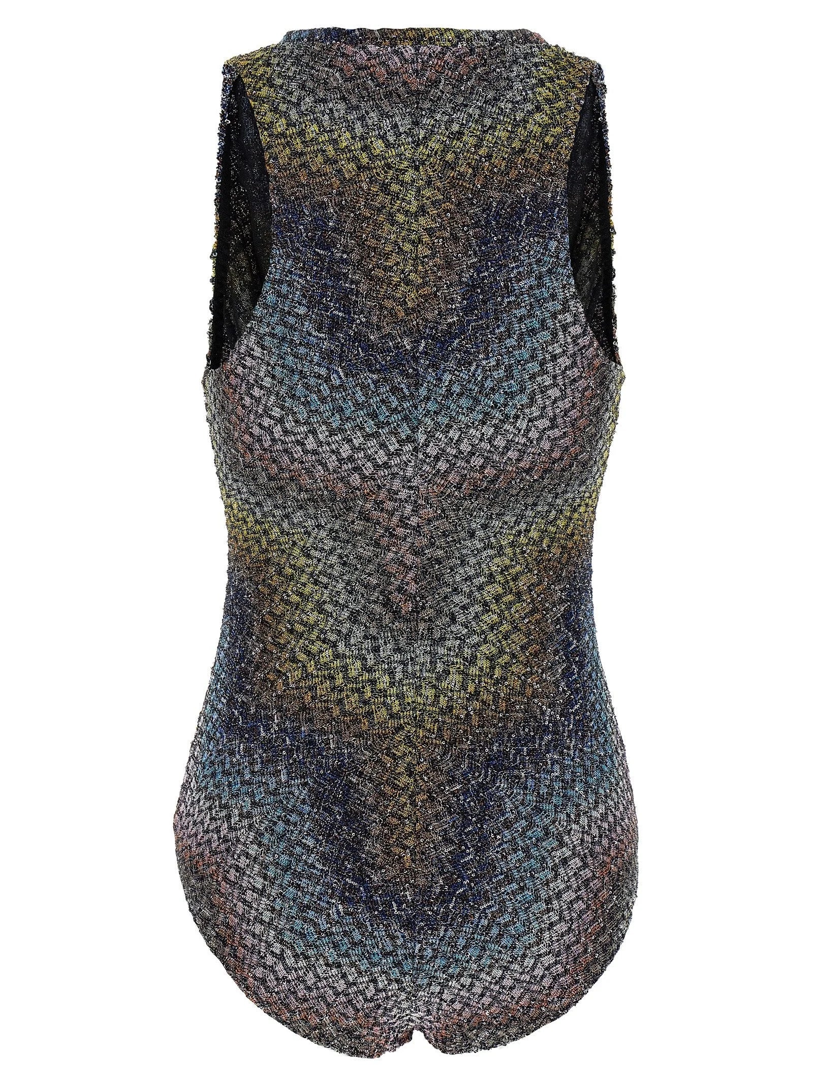 Missoni Multicolor Viscose One-Piece Swimsuit - IT 40