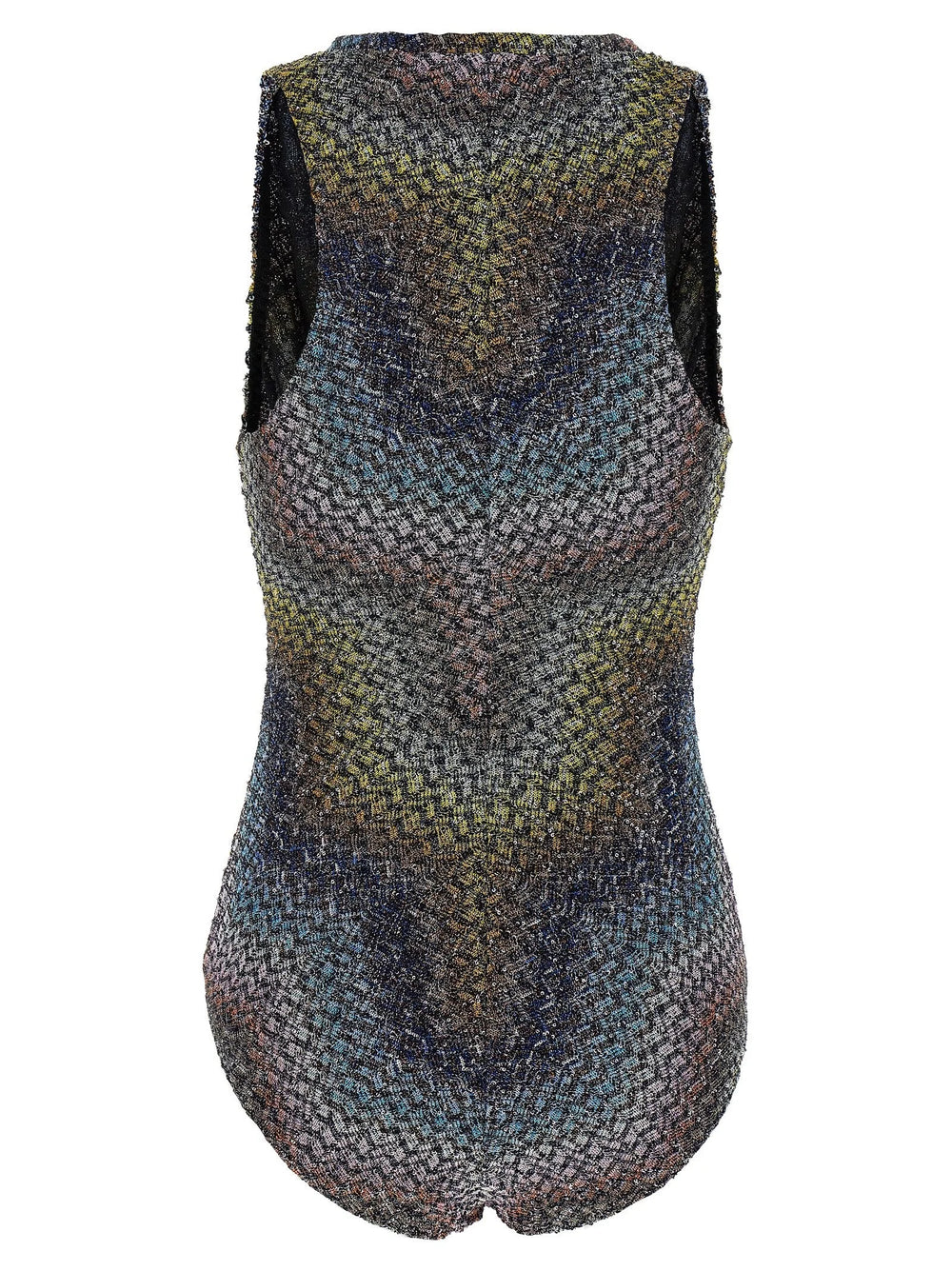 Missoni Multicolor Viscose One-Piece Swimsuit - IT 40