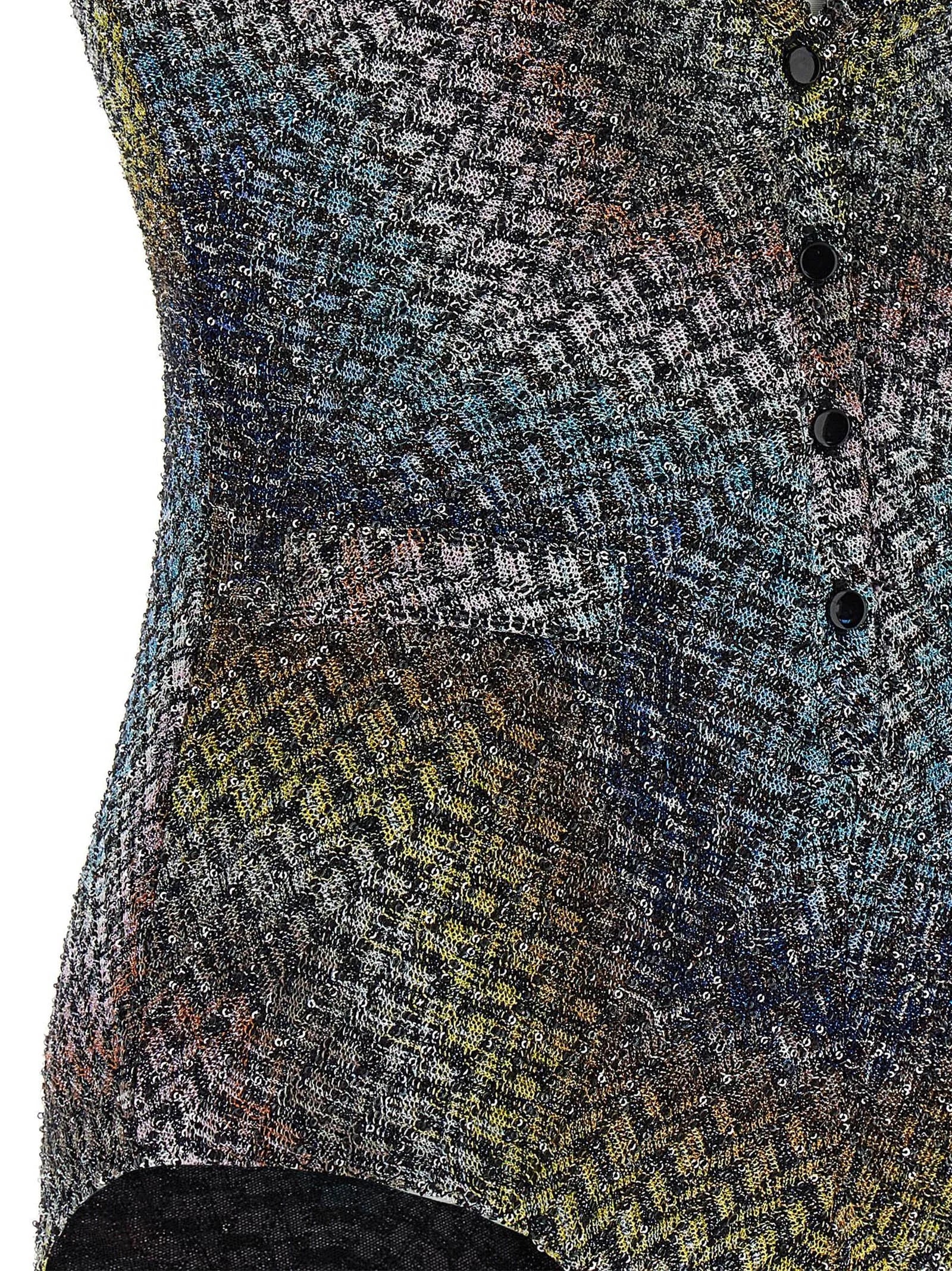 Missoni Multicolor Viscose One-Piece Swimsuit - IT 40