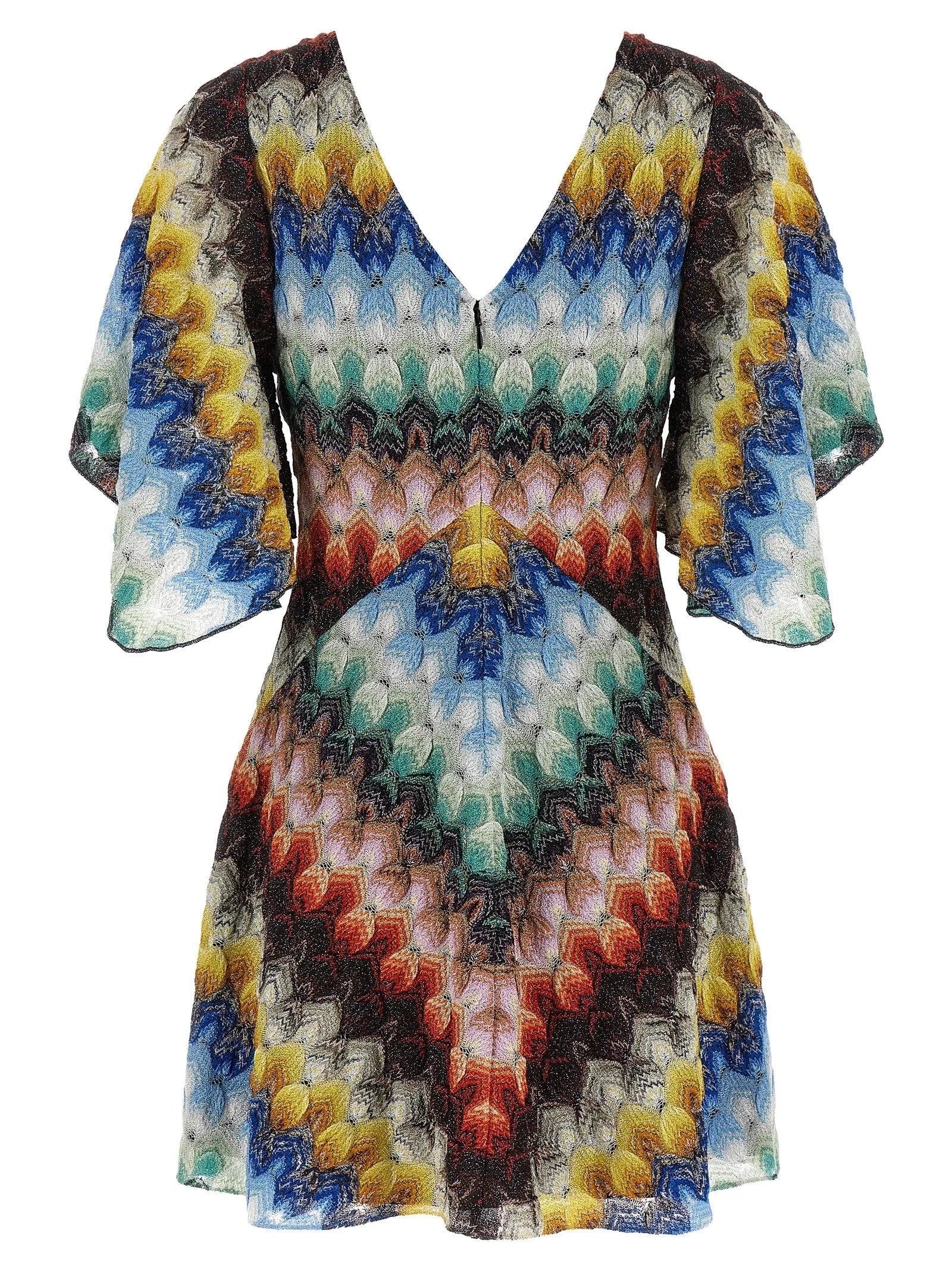 Missoni Multicolor Viscose Short Dress