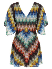Missoni Multicolor Viscose Short Dress