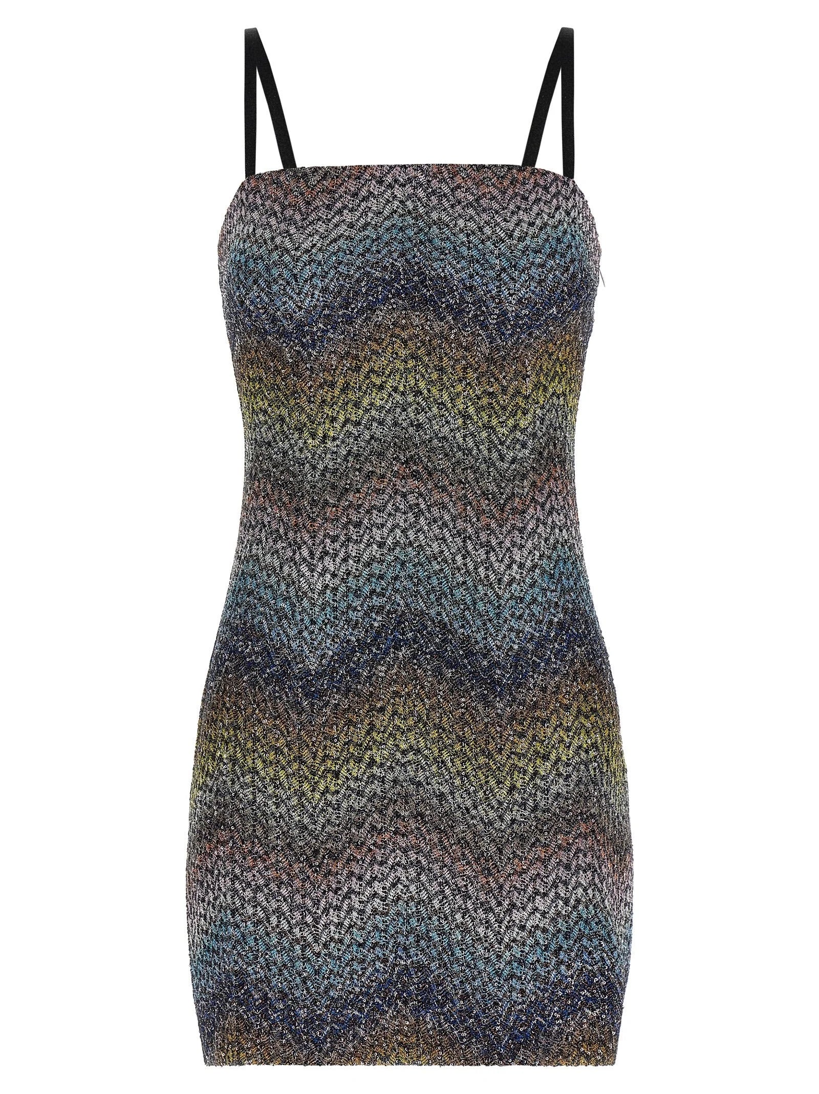 Missoni Multicolor Viscose Short Dress - IT42
