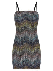 Missoni Multicolor Viscose Short Dress - IT42