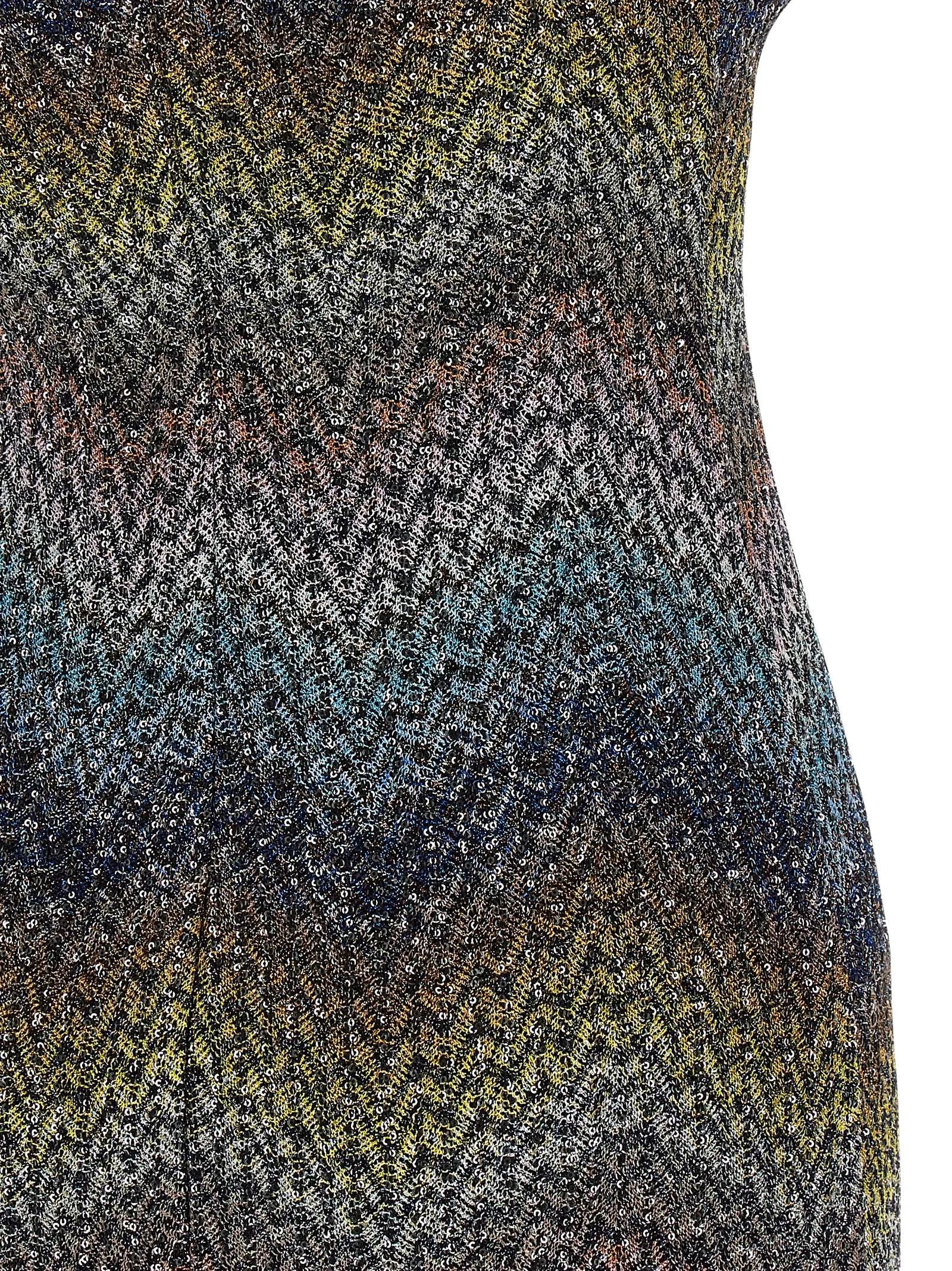 Missoni Multicolor Viscose Short Dress - IT42