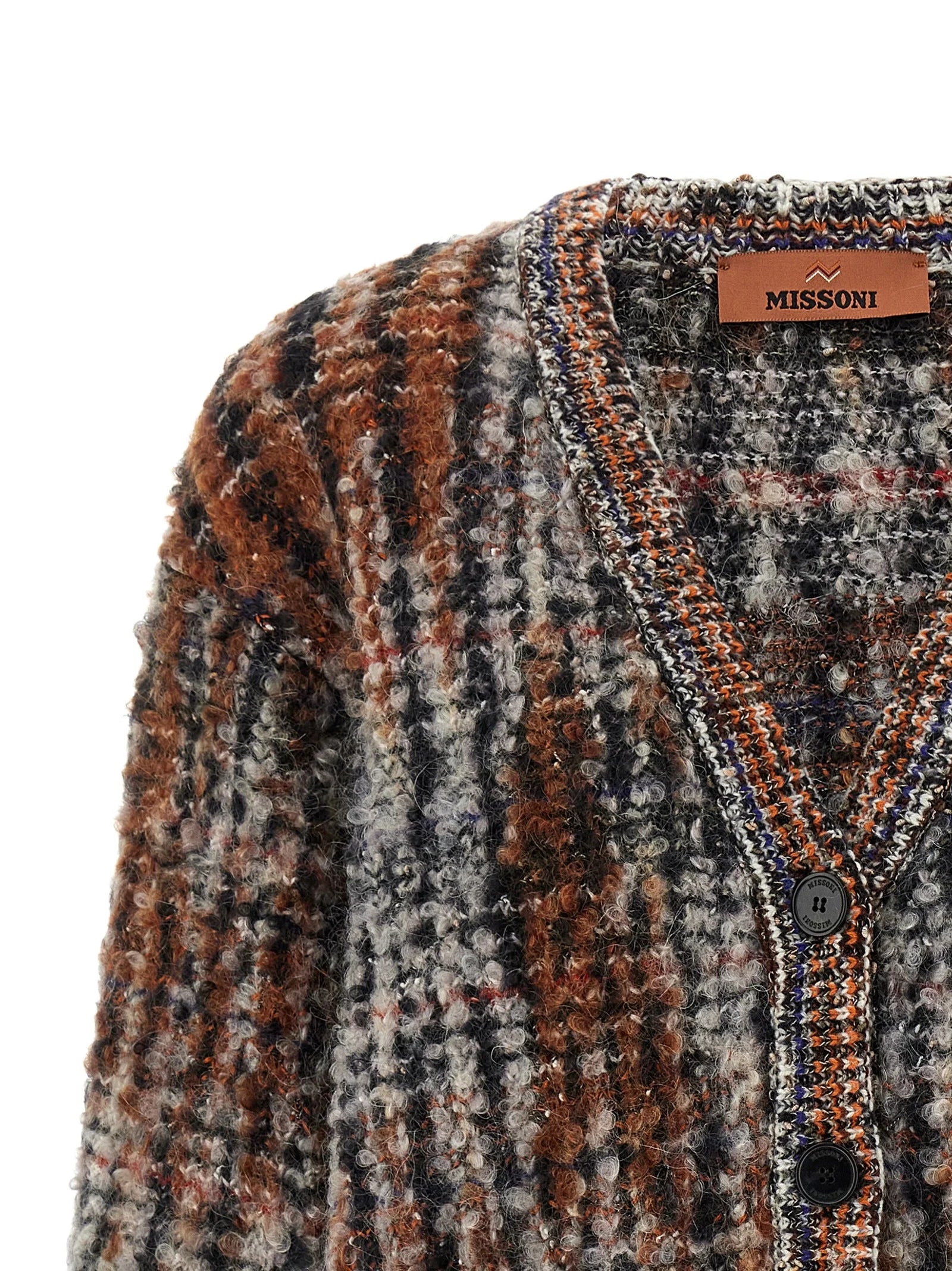 Missoni Multicolor Wool Cardigan - IT38