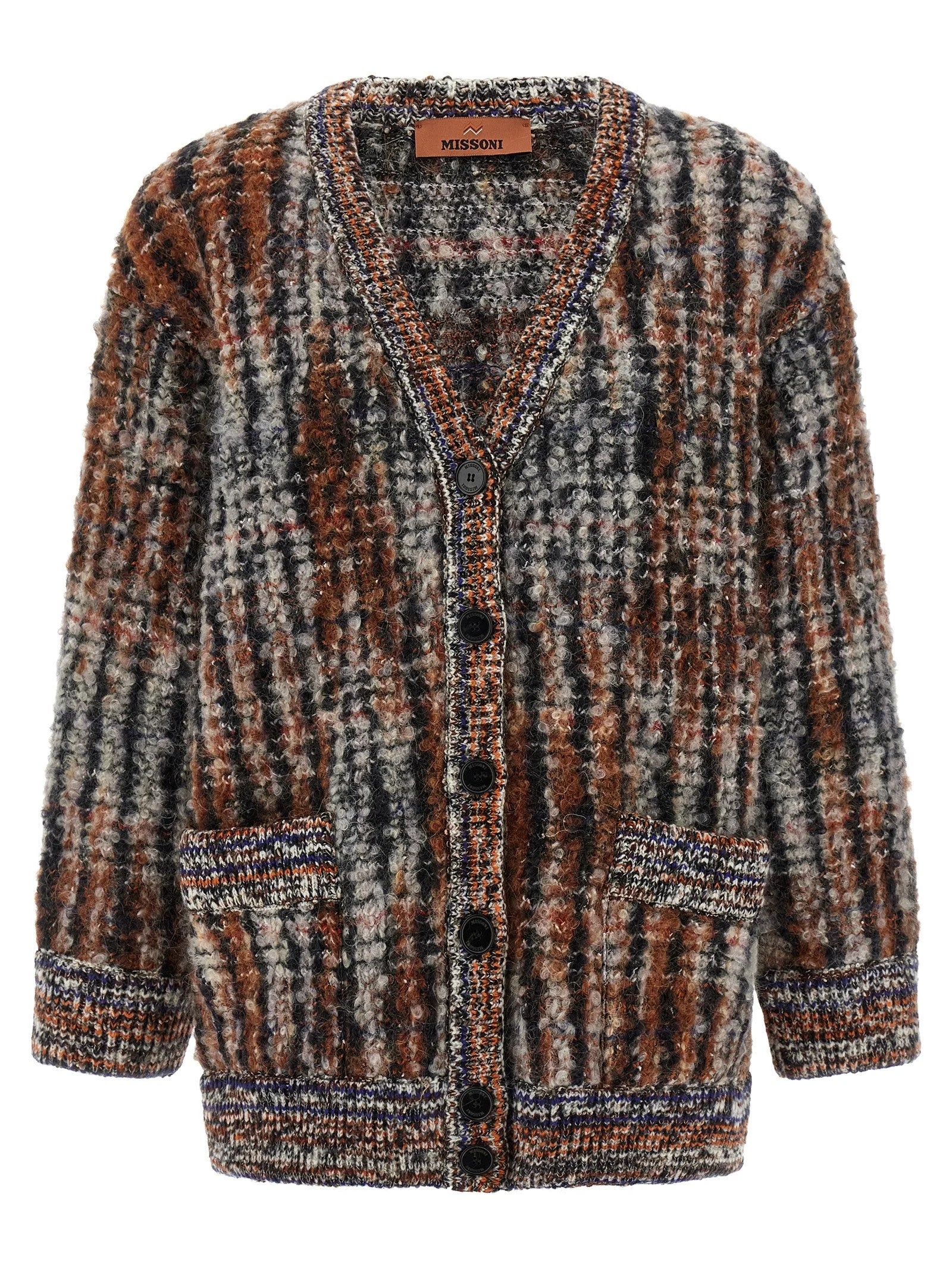 Missoni Multicolor Wool Cardigan - IT38