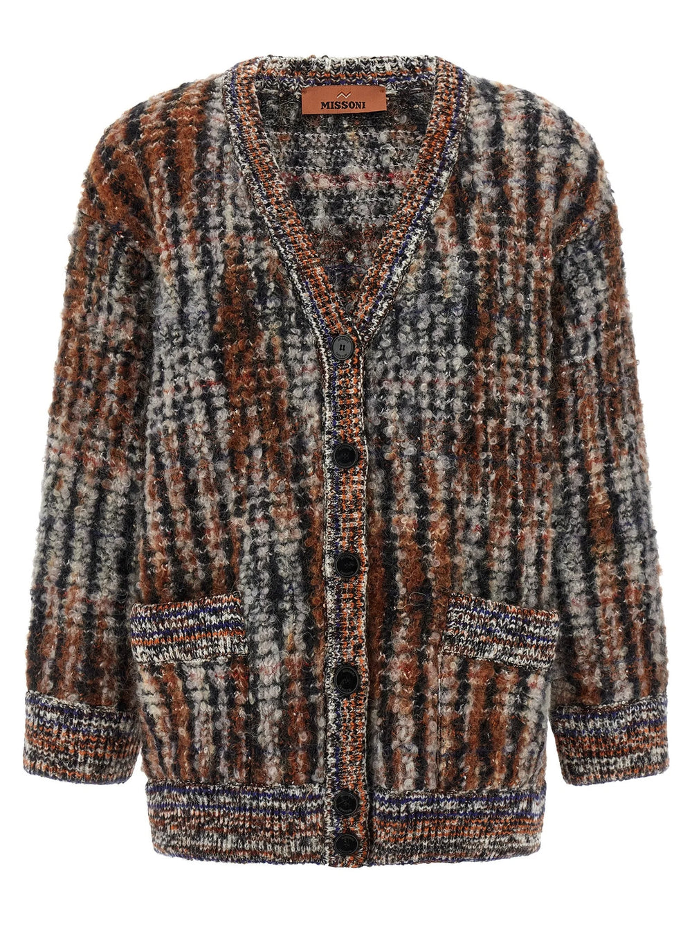 Missoni Multicolor Wool Cardigan - IT38