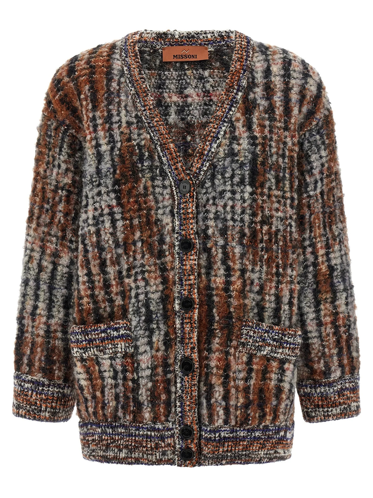 Missoni Multicolor Wool Cardigan - IT38