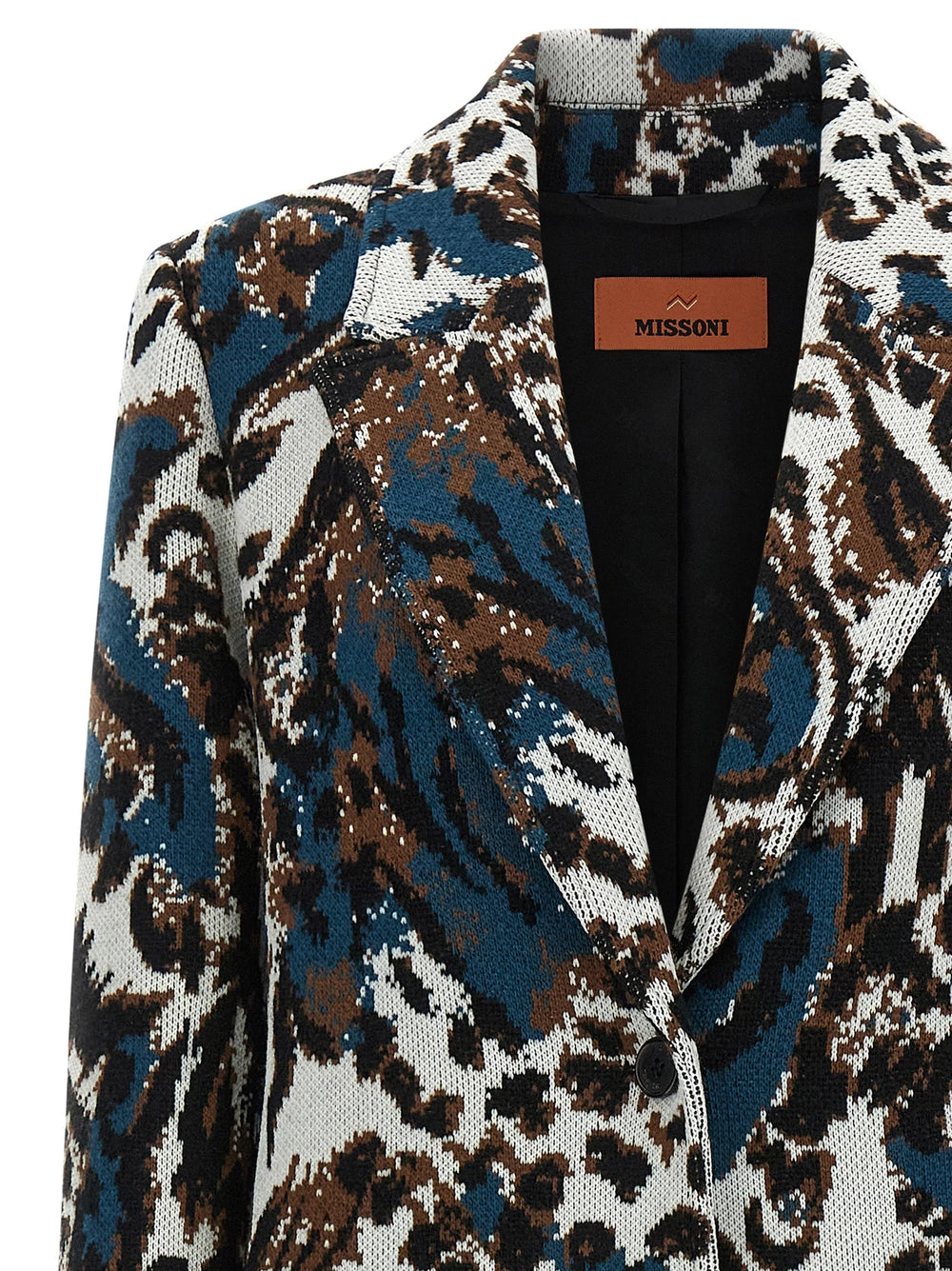 Missoni Multicolor Wool Coat - IT44