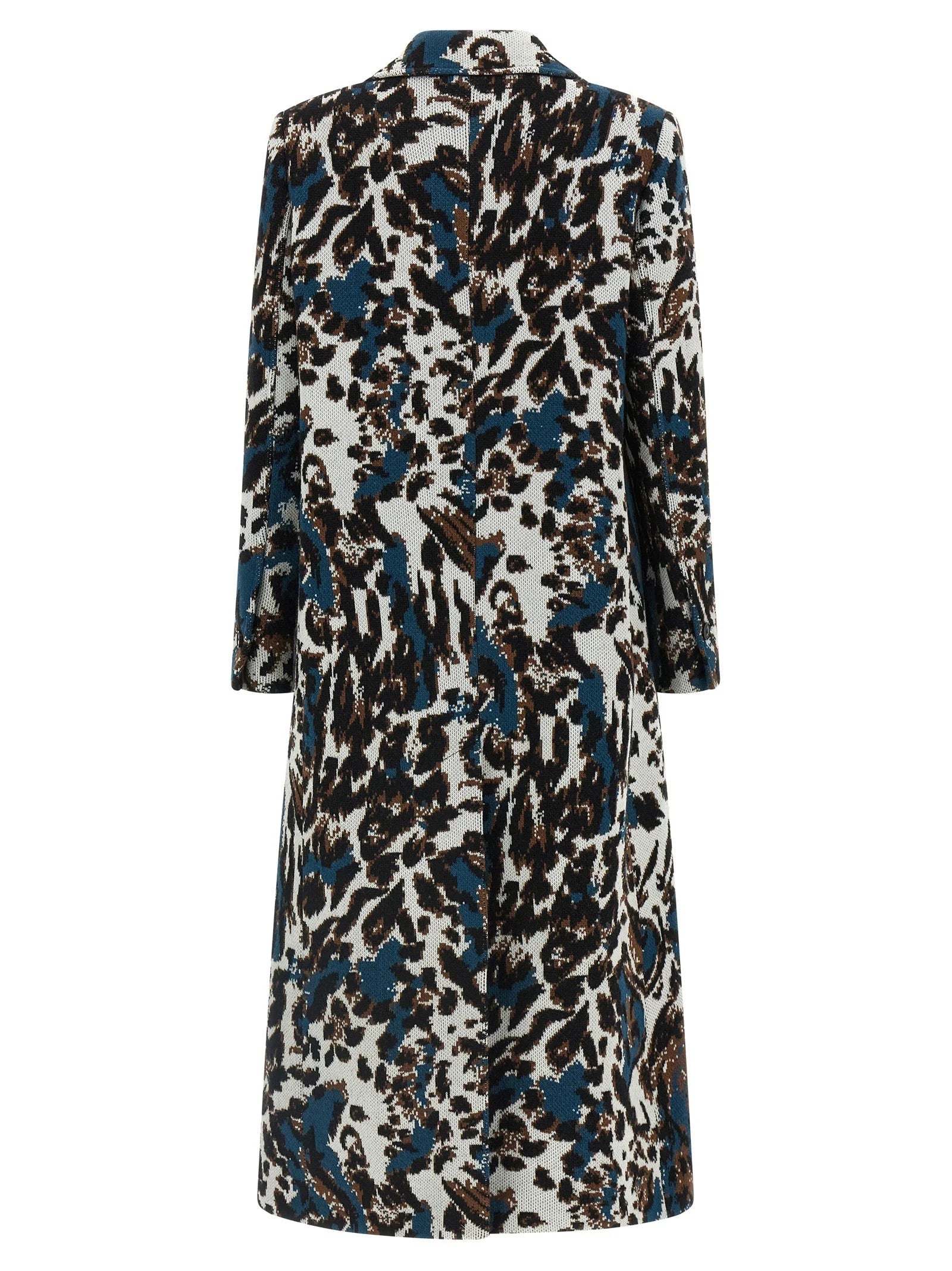 Missoni Multicolor Wool Coat - IT44