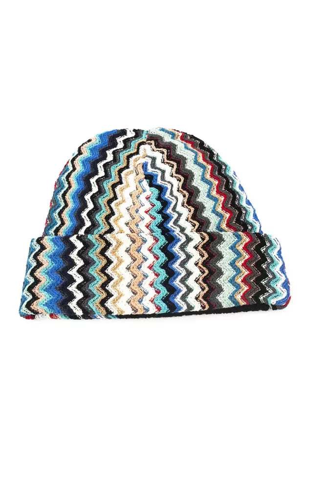 Missoni Multicolor Wool Men Hat - UNI - Beanies