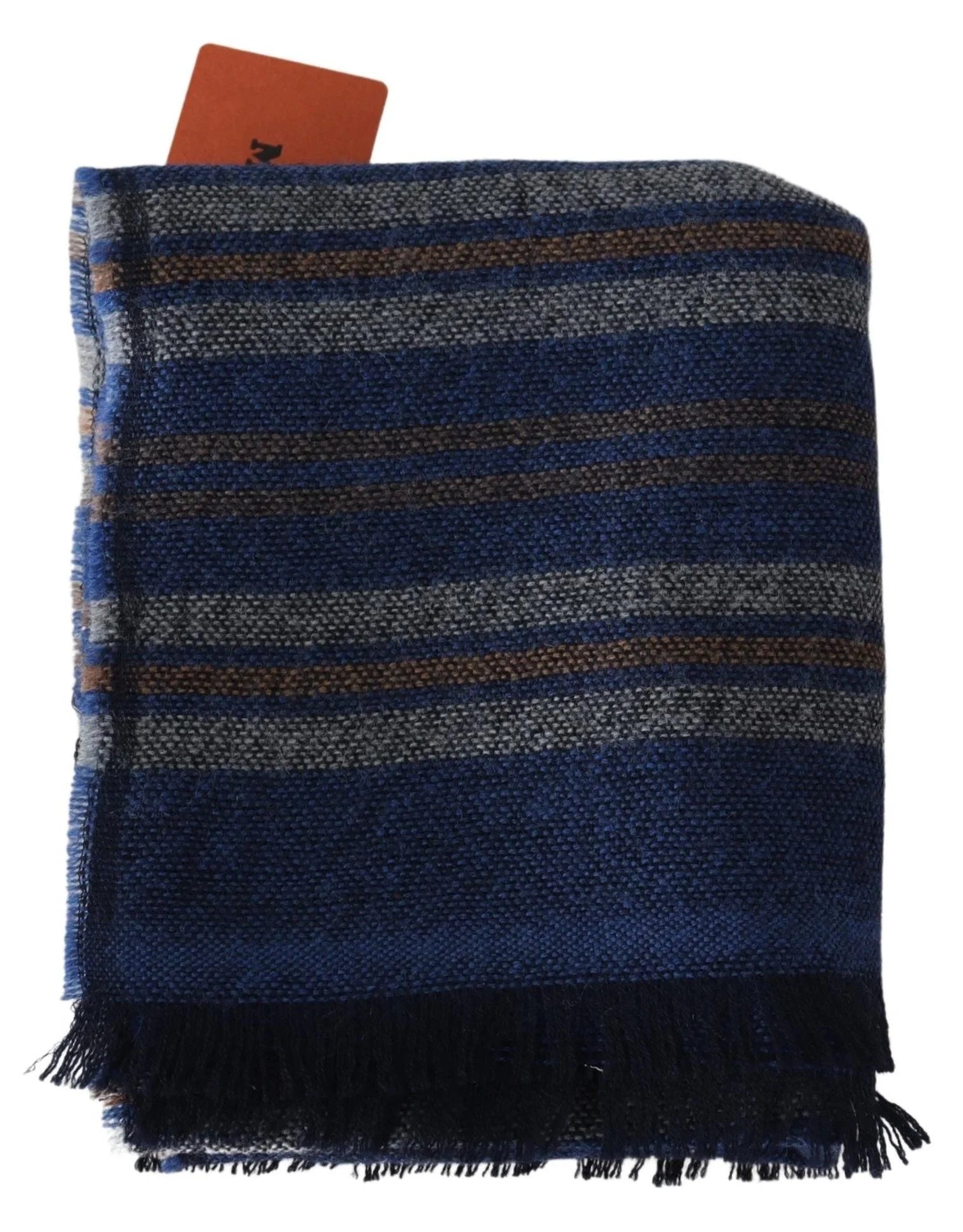 Missoni Multicolor Wool Striped Unisex Neck Wrap Shawl - Scarves & Shawls