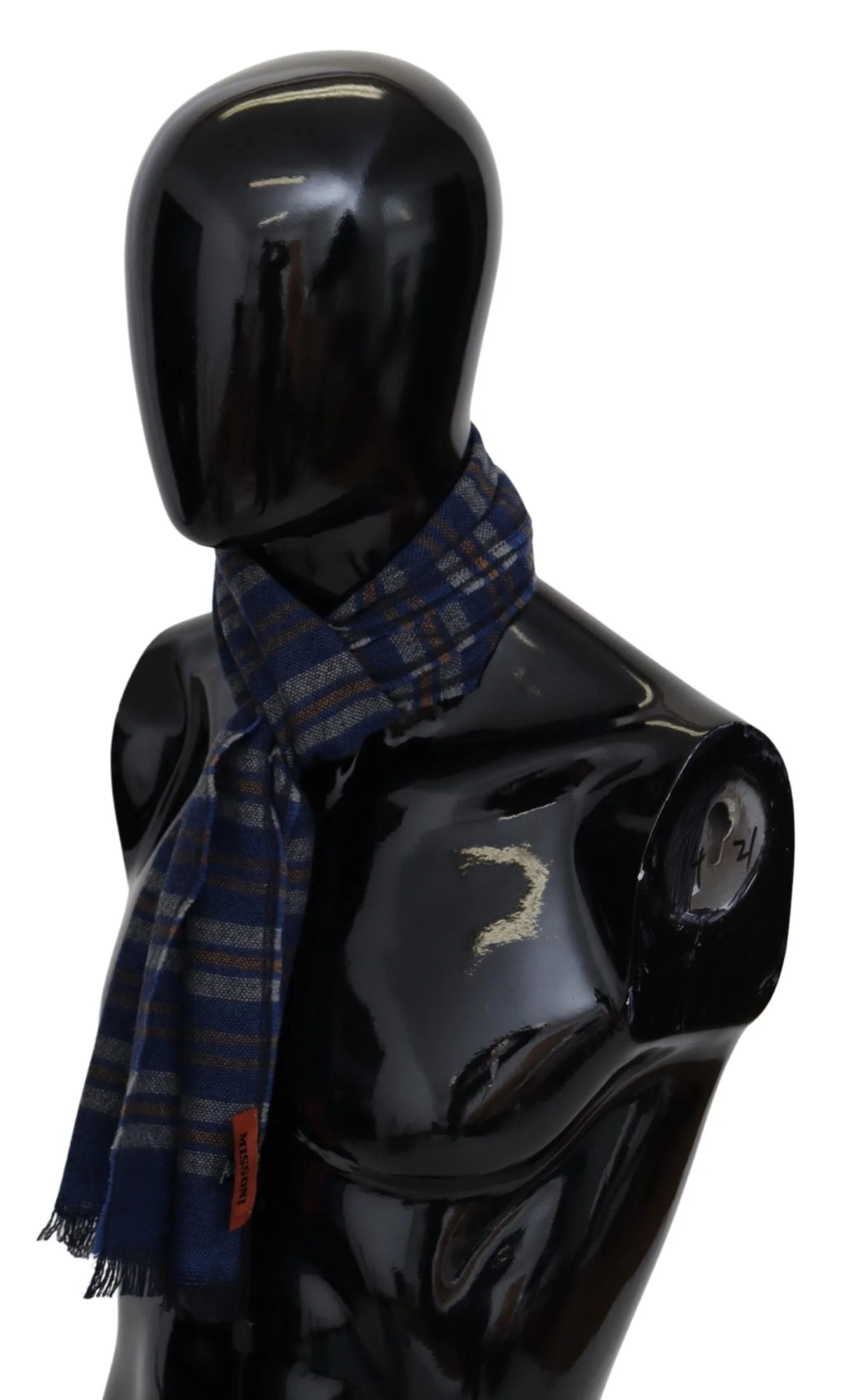 Missoni Multicolor Wool Striped Unisex Neck Wrap Shawl - Scarves & Shawls