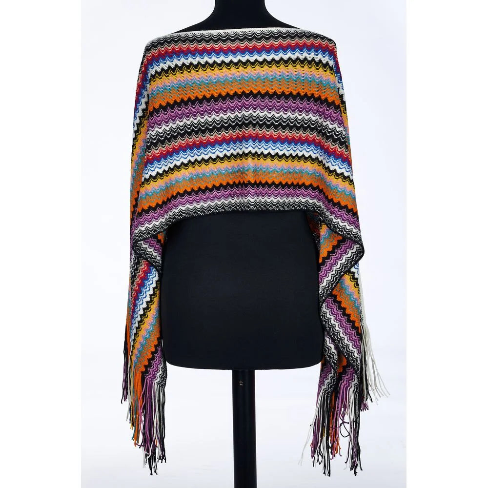 Missoni Multicolor Wool Women Poncho - Unisex - Ponchos