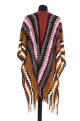 Missoni Multicolor Wool Women Poncho - Unisex - Ponchos