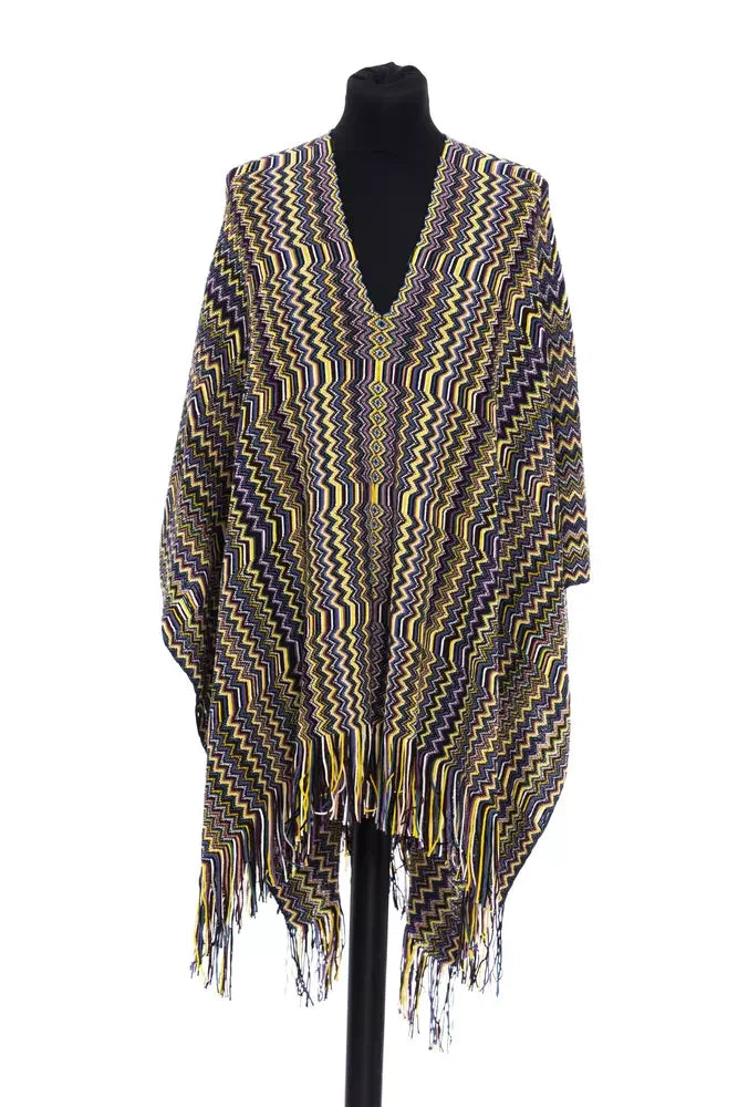 Missoni Multicolor Wool Women Poncho - Unisex - Ponchos