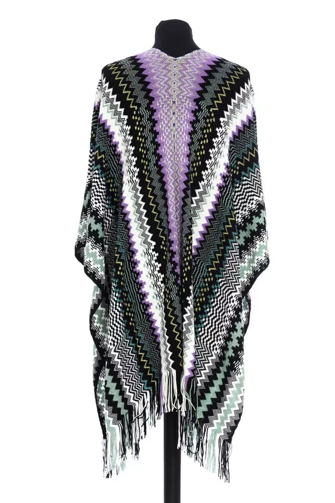 Missoni Multicolor Wool Women Poncho - Unisex - Ponchos