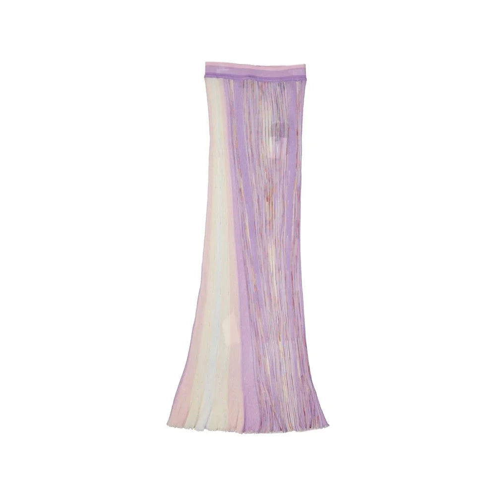 Missoni Fialová bavlněná dlouhá sukně - 40