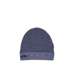 Missoni Purple Wool Beanie - UNI