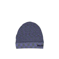 Missoni Purple Wool Beanie - UNI
