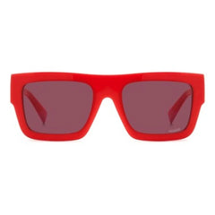 Missoni Red Plastic Sunglasses