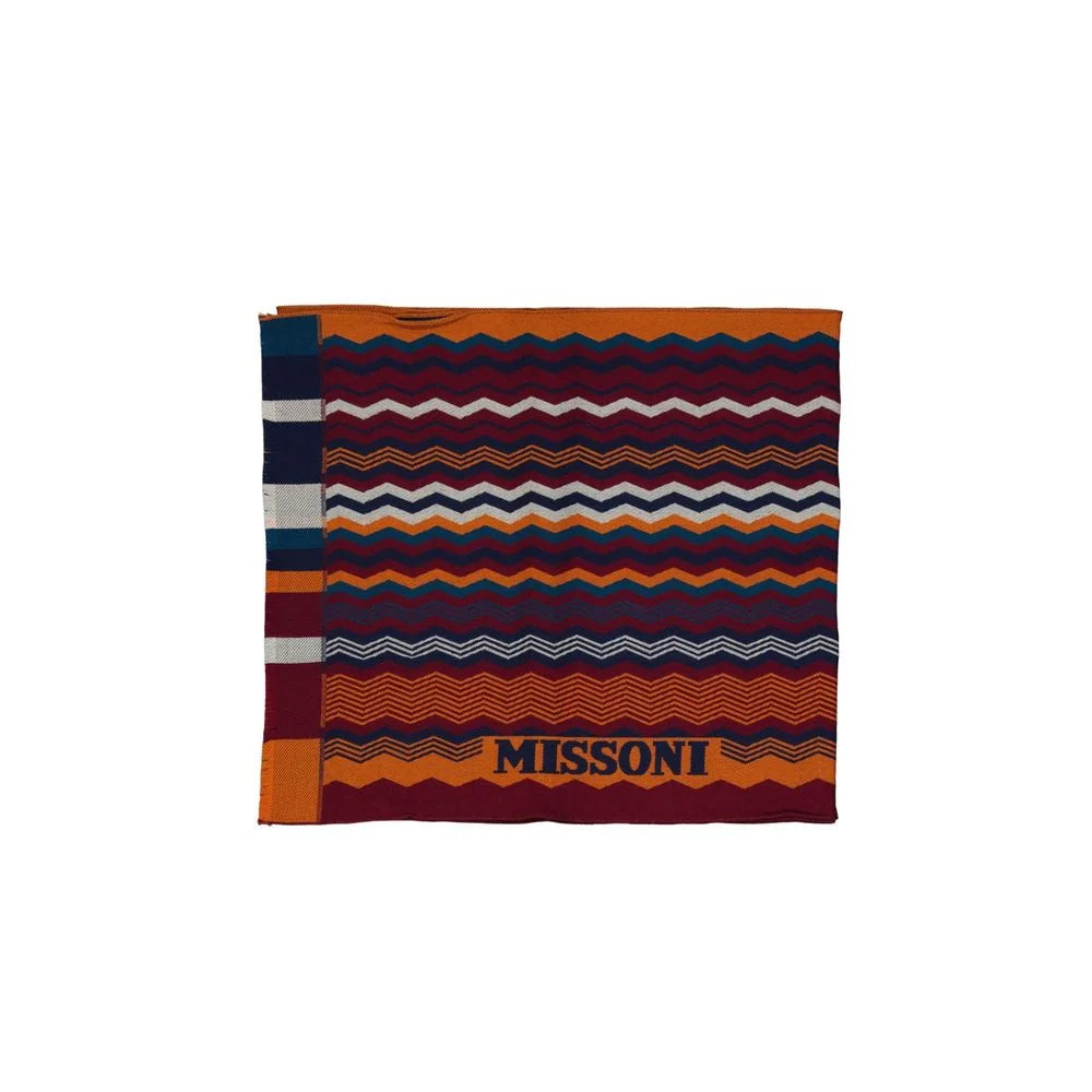 Missoni Red Wool Scarf - Scarves & Shawls