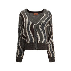 Missoni Wave pattern boxy Cardigan - IT40 | M - Cardigans