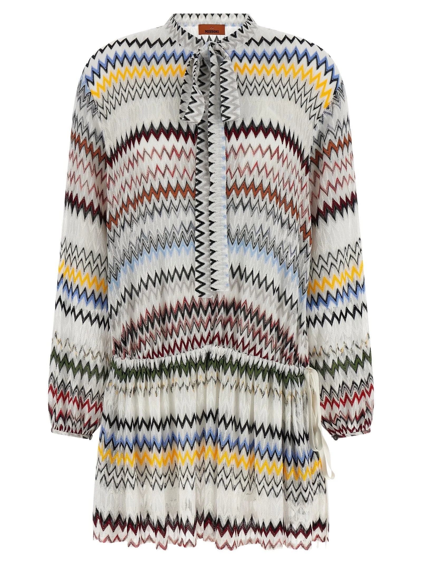 Missoni White Viscose Short Dress